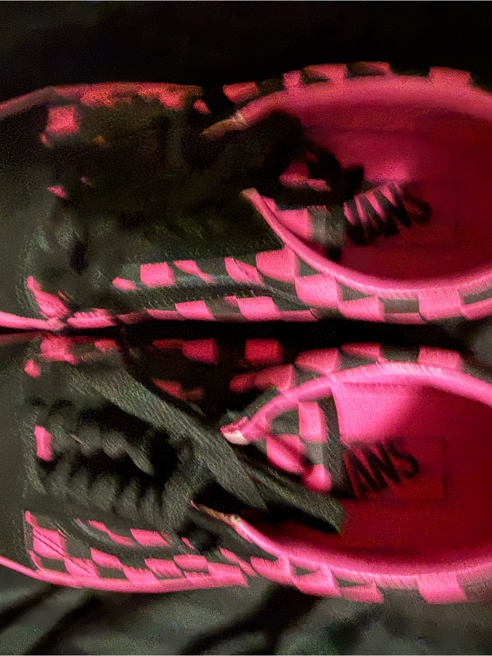 Vans Old Skool Mono Checker hot pink - Picture 2 of 5